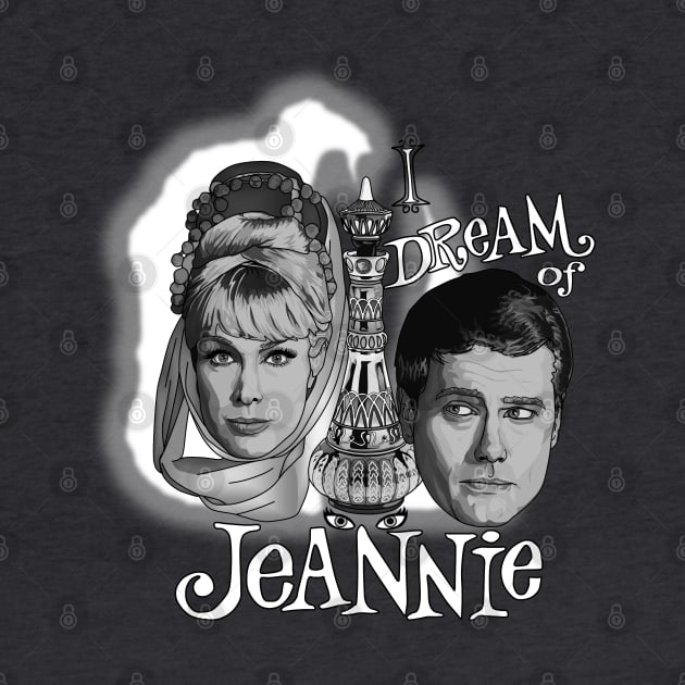 Jeannie in a Bottle by Screen Fiend Merch